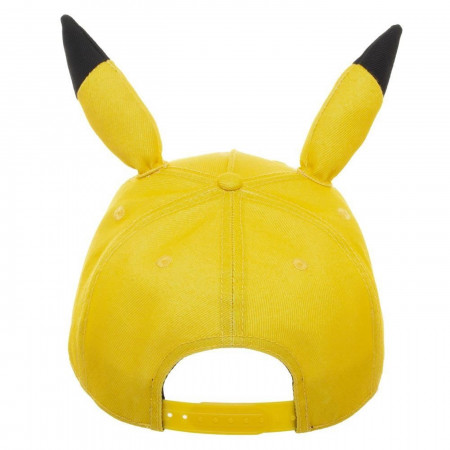 Pikachu Bigface Pre-Curved Bill Snapback Hat