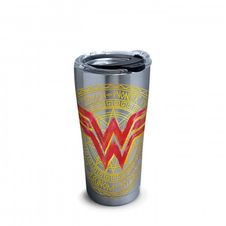 Wonder Woman Icon Stainless Steel Tumbler With Hammer Lid 20 oz Tervis® Tumbler