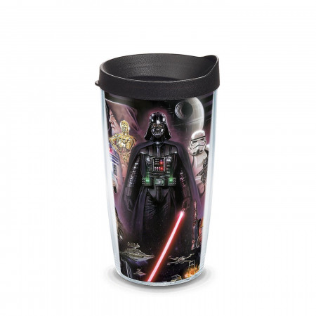 Star Wars Collage Wrap Tumbler With Travel Lid 16 oz Tervis®