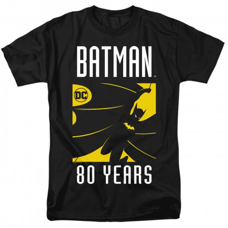 Batman 80th Silhouette Men's T-Shirt