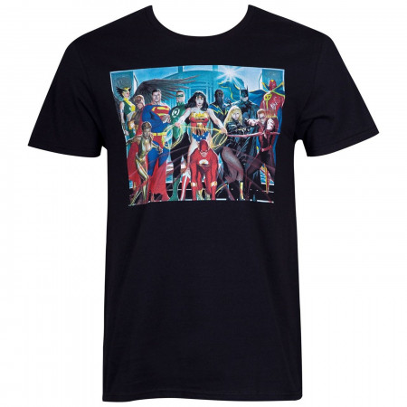 Justice League Lineup Men's T-Shirt