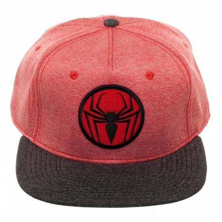 Spider-Man Two Tone Cationic Red and Black Snapback