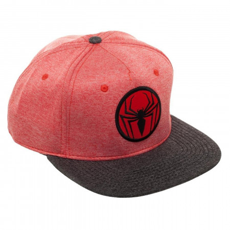 Spider-Man Two Tone Cationic Red and Black Snapback