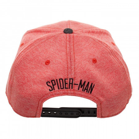 Spider-Man Two Tone Cationic Red and Black Snapback