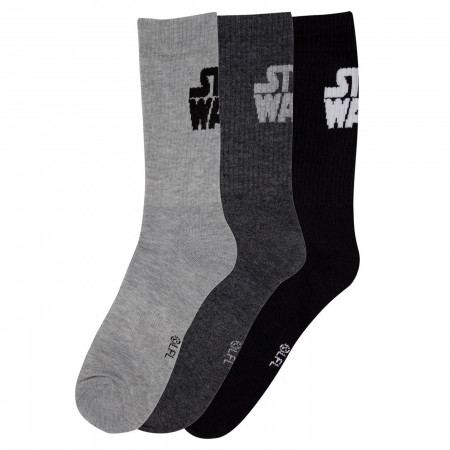 Star Wars Text 3-Pack Socks