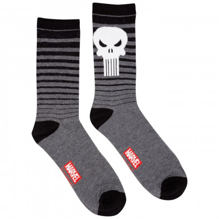 Punisher Gradient and Symbols and Sights Men's 2-Pack Crew Socks