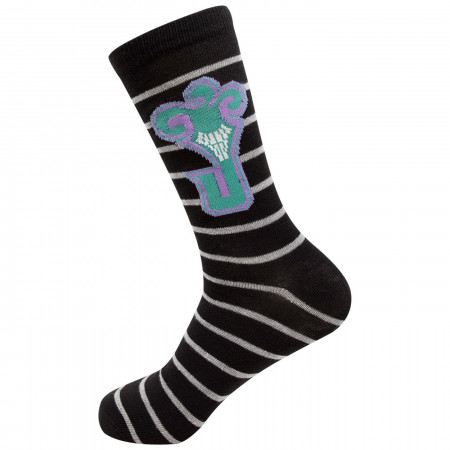 Joker Character and J Logo Men's 2-Pack Crew Socks