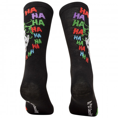 Joker Haha and Faces Men's 2-Pack Crew Socks