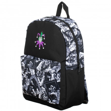 Joker Sublimated Panel Print Backpack