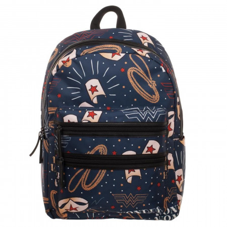 DC Comics Wonder Woman Double Zip Backpack