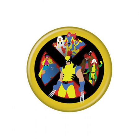 X-Men Cartoon Cast Button