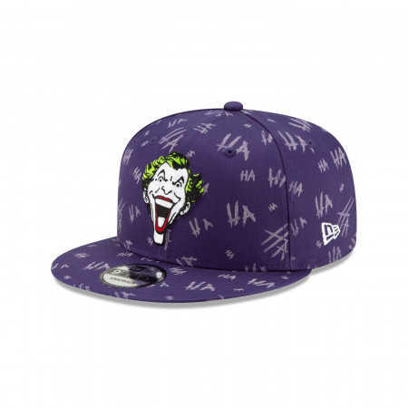 Joker Purple All Over HAHA 9Fifty Adjustable New Era Hat