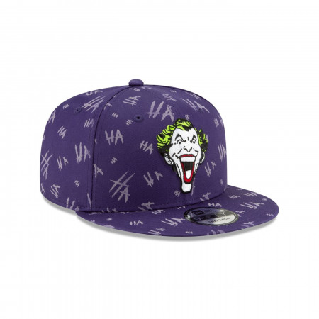 Joker Purple All Over HAHA 9Fifty Adjustable New Era Hat