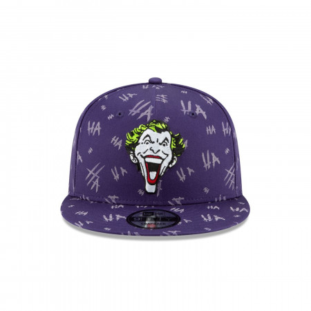 Joker Purple All Over HAHA 9Fifty Adjustable New Era Hat