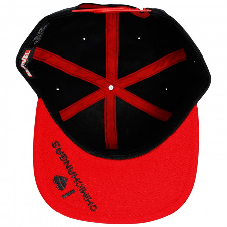 Deadpool Pixel Character Snapback Hat