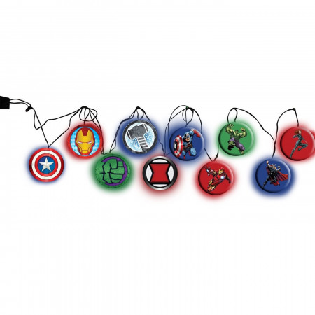 Marvel Avengers Symbols Christmas Lights