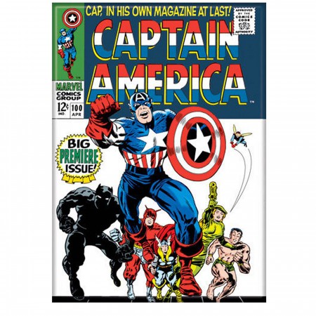 Captain America Issue 100 Full Color Magnet