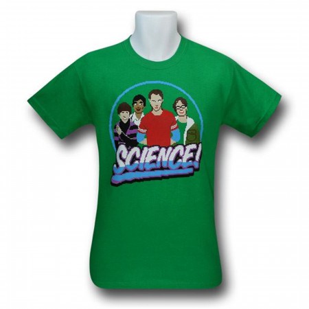 Big Bang Theory Science Green T-Shirt