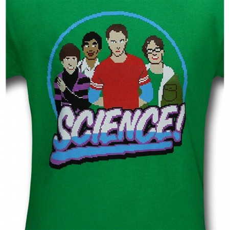 Big Bang Theory Science Green T-Shirt