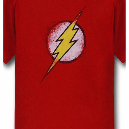 Flash Thrashed Symbol Kids T-Shirt