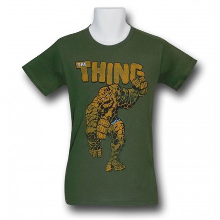 Ben Grimm The Thing Distressed 30 Single T-Shirt