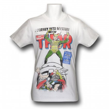 Thor Vs Loki Distressed 30 Single T-Shirt