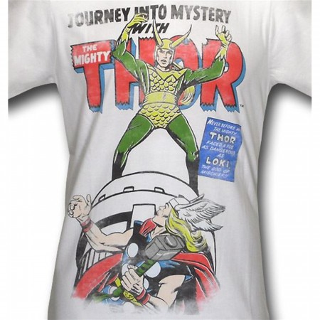 Thor Vs Loki Distressed 30 Single T-Shirt