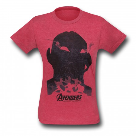Avengers Age of Ultron Shadow 30 Single T-Shirt