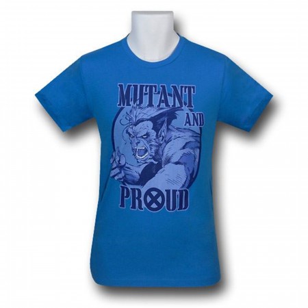 X-Men Beast Mutant & Proud 30 Single T-Shirt