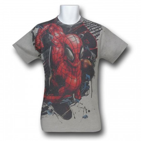 Spiderman Great Powers Sublimation T-Shirt