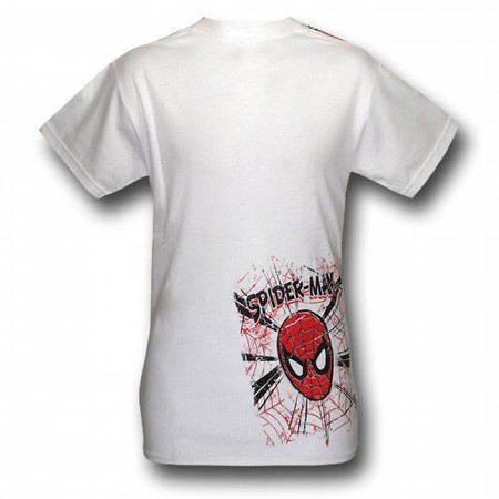 Spiderman Red Silk Sublimation T-Shirt
