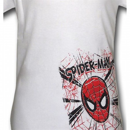Spiderman Red Silk Sublimation T-Shirt