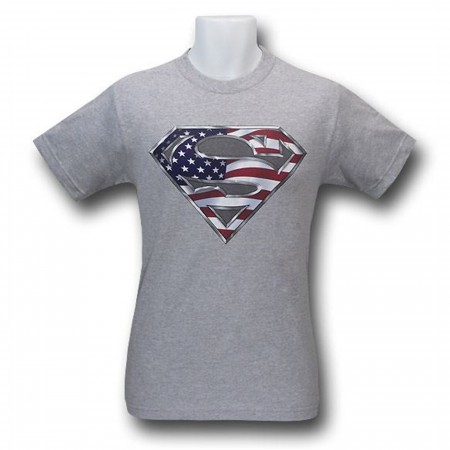 Superman American Flag T-Shirt