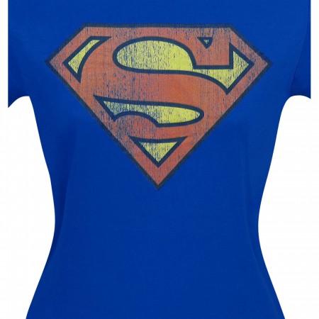 Superman Junior's Distressed Symbol T-Shirt