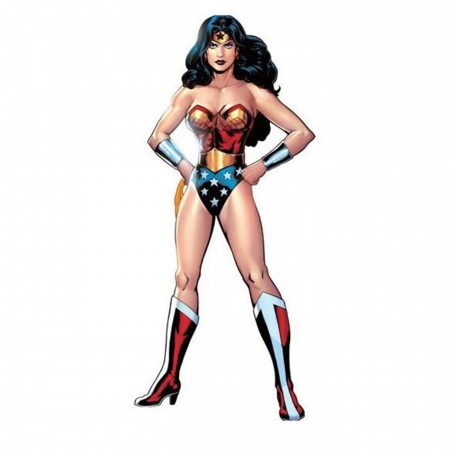 Wonder Woman Standing Life Size Wall Decal