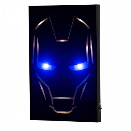 Iron Man Minimalist LED MDF Box Art