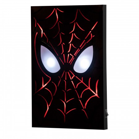 Spiderman Webbed LED MDF Box Art