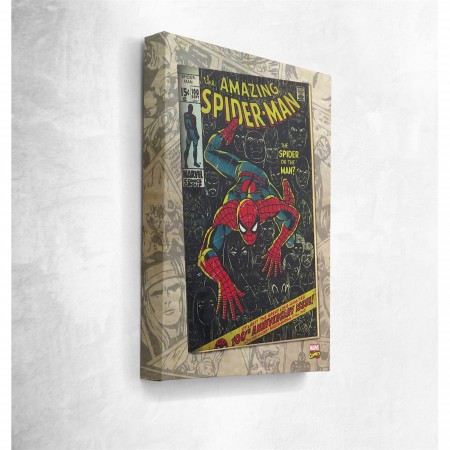 Spiderman #100 Artwork Canvas