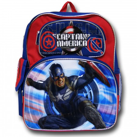 Captain America Jumping Kids Backpack