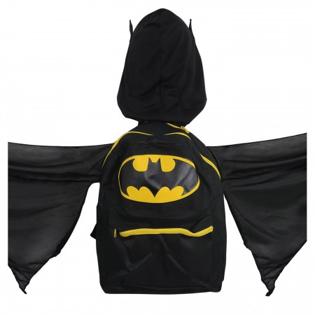 Batman Winged Black Backpack