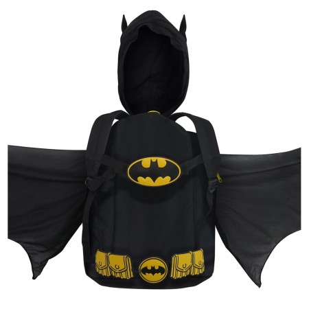 Batman Winged Black Backpack