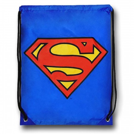 Superman Face Hooded Symbol Backsack