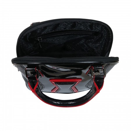 Black Widow Symbol Loungefly Patent Leather Handbag