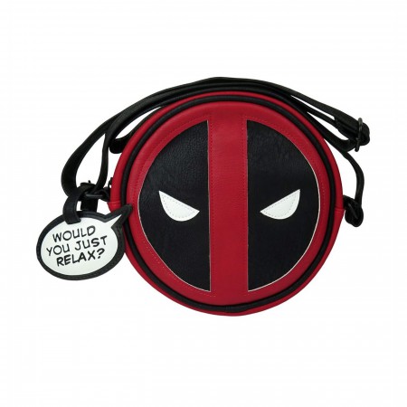 Deadpool Faux Leather Loungefly Cross Body Handbag