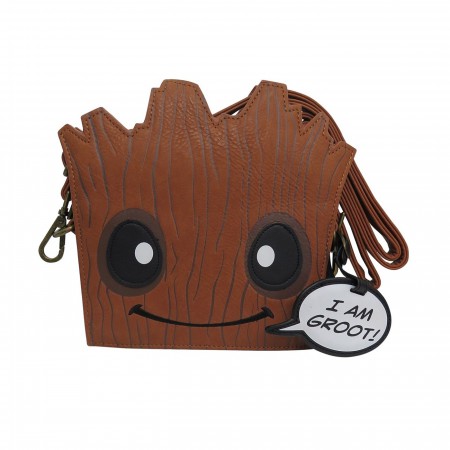 GOTG Groot Loungefly Crossbody Handbag with Charm