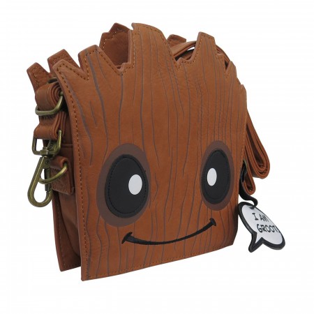 GOTG Groot Loungefly Crossbody Handbag with Charm