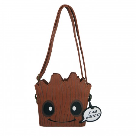 GOTG Groot Loungefly Crossbody Handbag with Charm