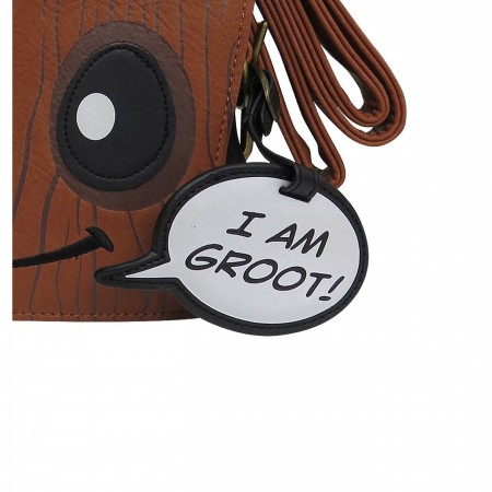 GOTG Groot Loungefly Crossbody Handbag with Charm