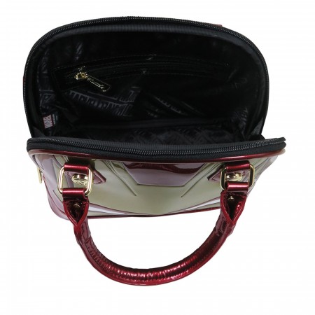 Iron Man Helmet Patent Leather Loungefly Dome Handbag