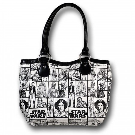 Star Wars Checkered Handbag w/Bow
